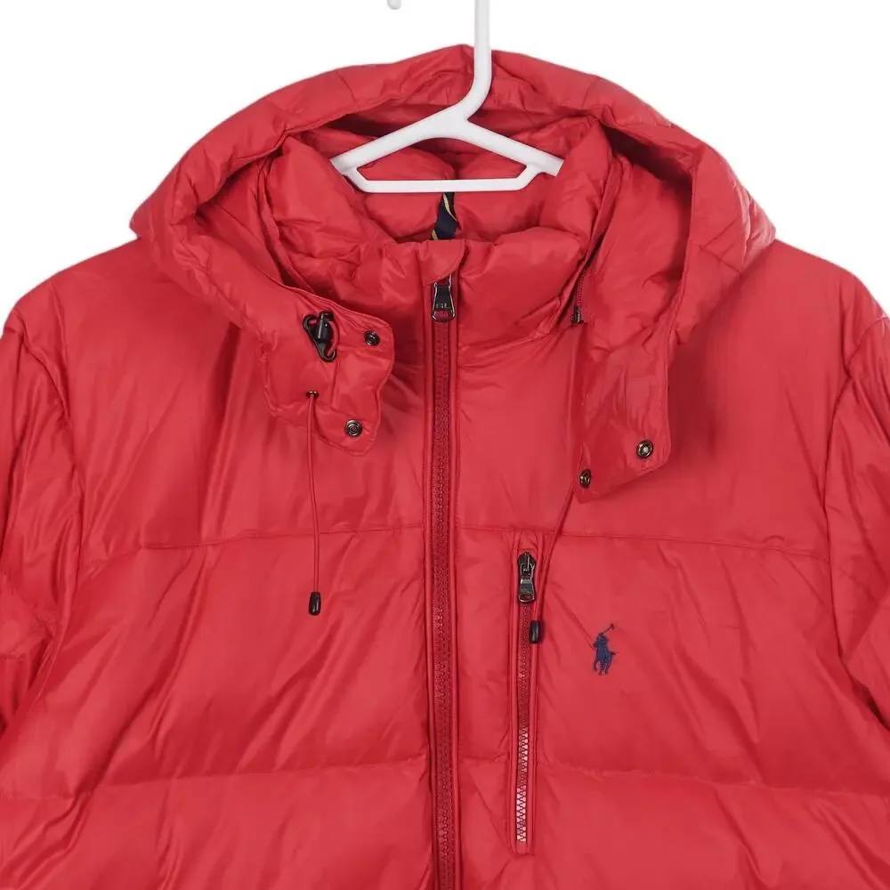 NWOT Polo Ralph Lauren El Cap Jacket 2XB Red Down Puffer Full Zip Hooded